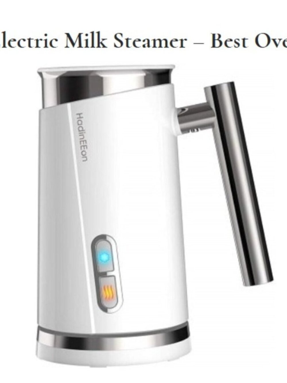 NIB HadinEEon Automatic Electric Milk Frother N11 140F Hot & Cold Foam Maker.